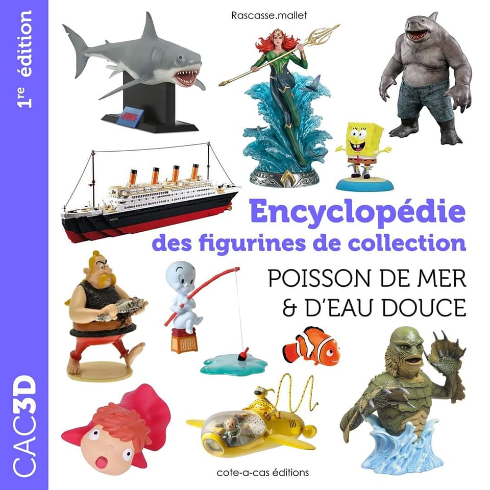 CAC 3D – Encyclopédie des figurines de collection Poissons de mer et d’eau douce